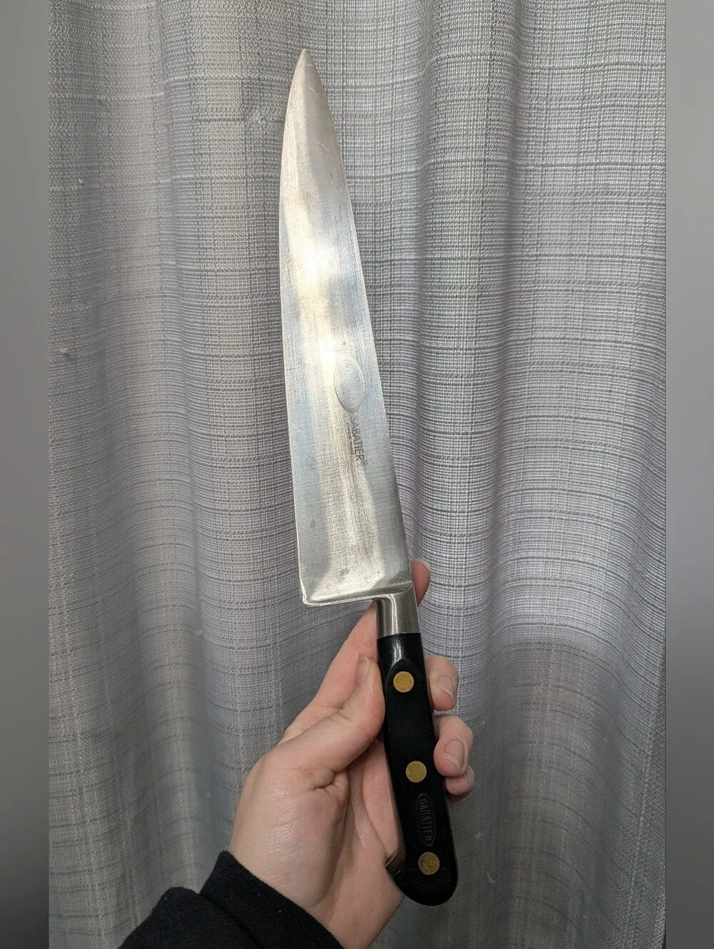 Vintage Sabatier Davpol Professional Chef Knife Stainless Steel FRANCE!! RARE